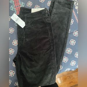NWT American Eagle Corduroy black Jegging